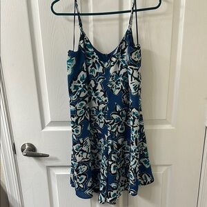 Floral Print Spaghetti Strap Romper